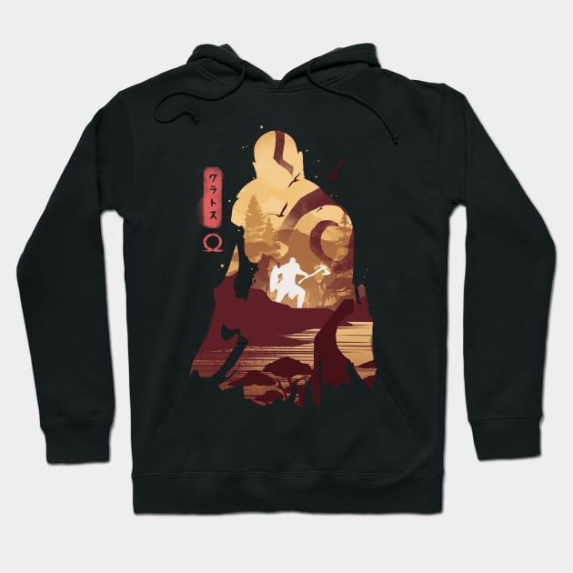 Kratos Strong Father Hoodie by whydesign